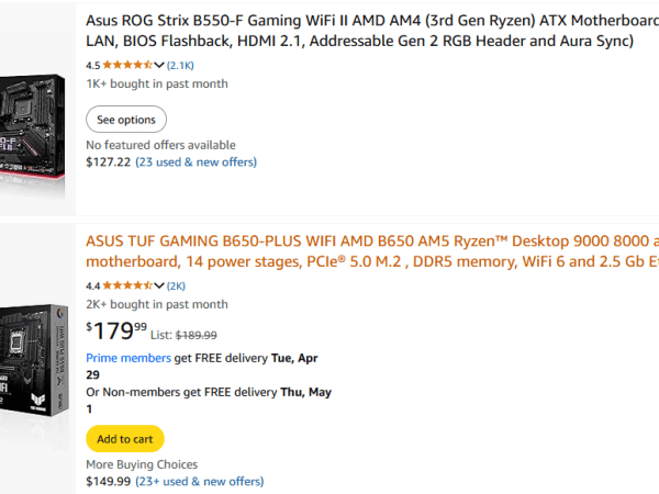 The Best Gaming Motherboards on Amazon