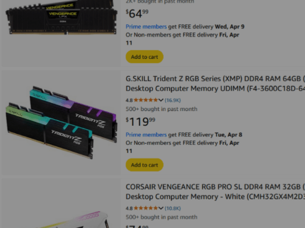 The Best RAM for Your Gaming Computer on Amazon
