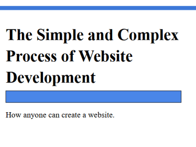 The Simple and Complex Process of Website Development